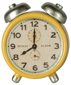Alarm clock, Mouse - Yellow