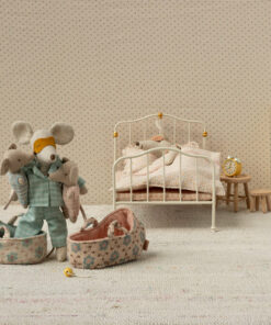 Alternative view of Baby mouse in carry cot - Blue