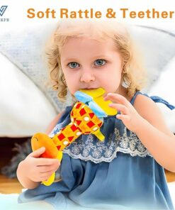 Alternative view of A-Plush Giraffe Baby Musical Rattle Toy BE50