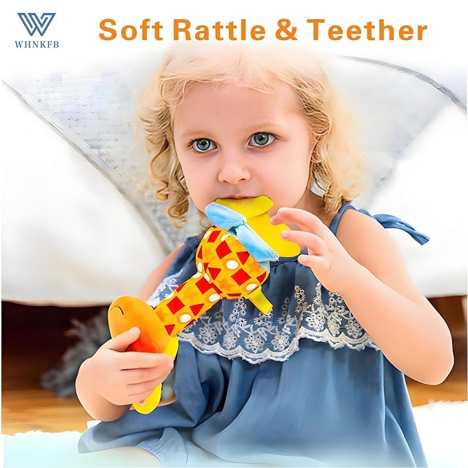 A-Plush Giraffe Baby Musical Rattle Toy BE50 - Image 2