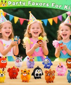 Alternative view of Animal Party Silicone Popper Sensory Toys BE46