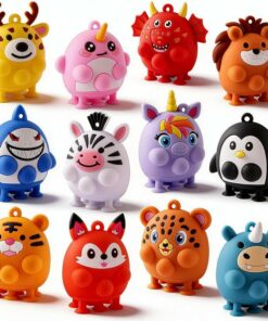 Animal Party Silicone Popper Sensory Toys BE46