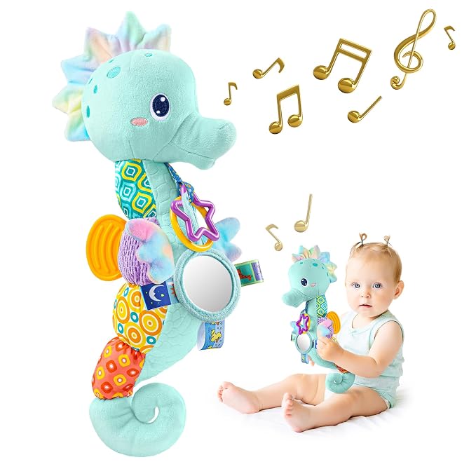 Blue-seahorse Toys Musical Stuffed BE55