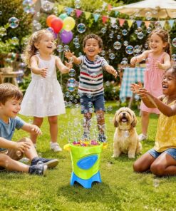 Alternative view of Bubble Fun Fountain Bubble Machine with Light for Toddlers BE14