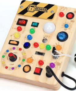 Busy Board with LED Light Switches BE23