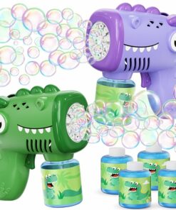 Green And Purple Bubble Machine Gun 2 Pack BE10