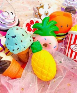 Alternative view of Jumbo Food Squishies Set BE30