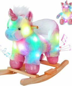 Light up Music Unicorn Rocking Horse BE57