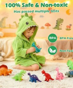 Alternative view of No Hole Dinosaur Bath Toys for Toddler Kids BE19