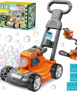 Orange Bubble Lawn Mower for Kids BE13