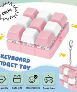 Alternative view of Pink Creamy Keyboard Fidget Toy BE27