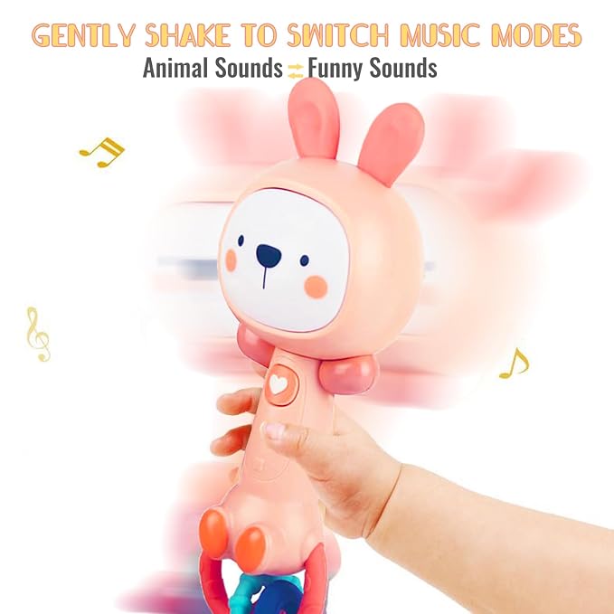 Rabbit Baby Musical Rattle Toy BE49 - Image 2