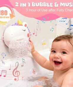 Alternative view of Unicorn Rechargeable Bath Bubble Machine Toys BE18