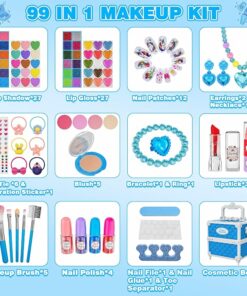 Alternative view of Blue Makeup Kit for Girls 99 pcs BE108