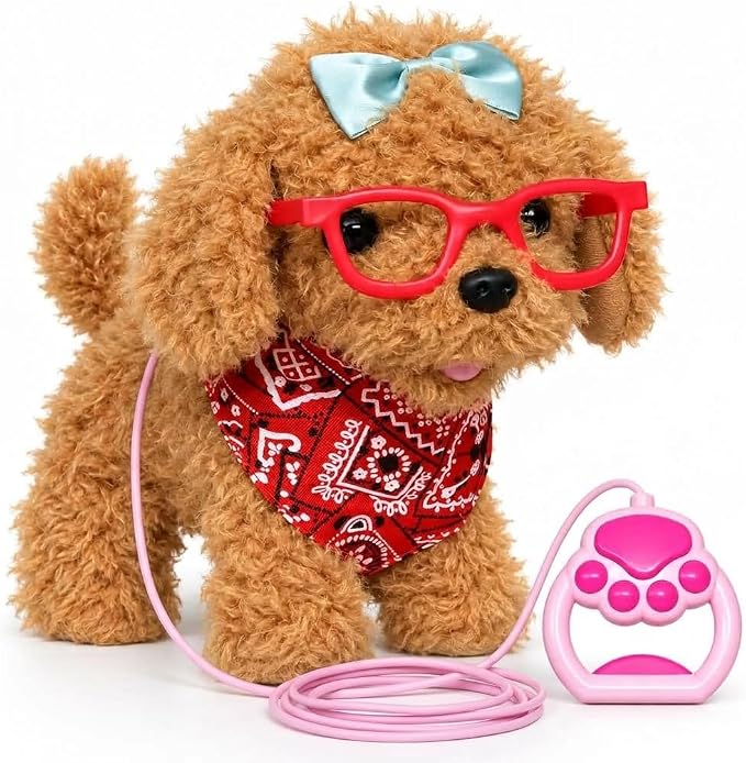 Brown Walking and Barking Dog Toys BE62