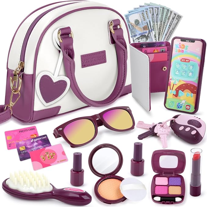 Cute Purple Purse for Little Girls BE105