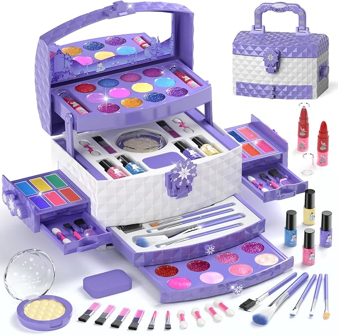 Cute Washable Real Cosmetic Toddler Makeup Kit BE116