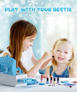 Alternative view of Frozen Blue Washable Cosmetic Toddler Makeup Kit BE115