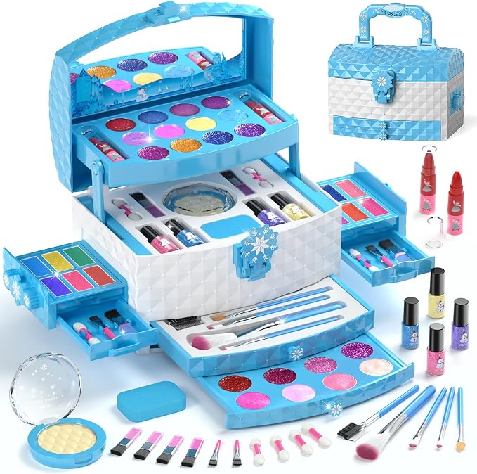 Frozen Blue Washable Cosmetic Toddler Makeup Kit BE115