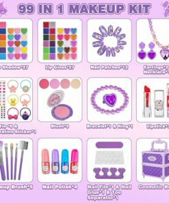 Alternative view of Fuchsia Makeup Kit for Girls 99 pcs BE107