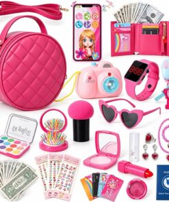 Hot Pink Purse for Little Girls 39Pcs BE97