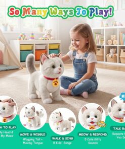 Alternative view of Interactive Walking Cat Toy BE73