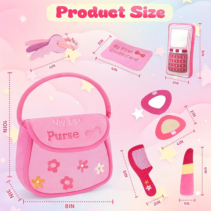 My First Pink Purse Plush BE100 - Image 2