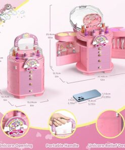 Alternative view of Pink Kids Makeup Set 63 Pcs BE118