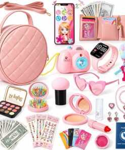 Pink Purse for Little Girls 39Pcs BE96