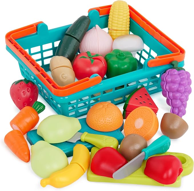 Play Food Farmers Market Produce Basket BE86