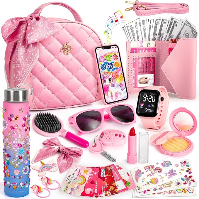 Play Pink Purse for Little Girls Accessories BE92