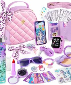 Play Purse for Little Girls Pretend Makeup Phone Watch BE94