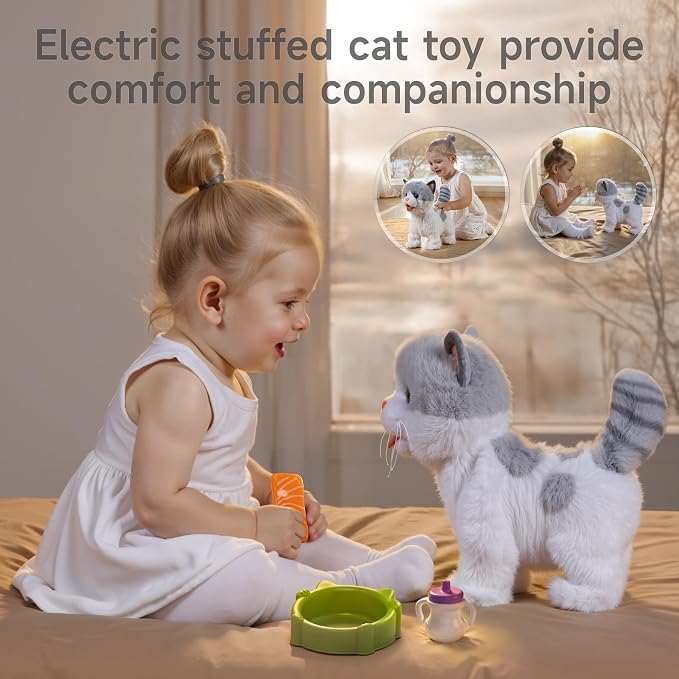 Plush Cat Electronic Interactive Toys BE80 - Image 2
