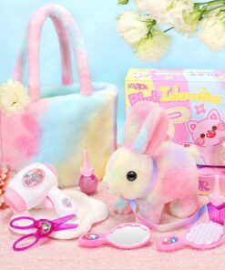 Alternative view of Plush Interactive Bunny Toys for Kids with Tote Bags BE71
