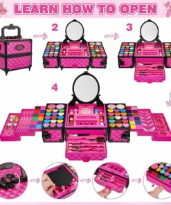 Alternative view of Rose Red Makeup Kit for Girls 99 pcs BE110