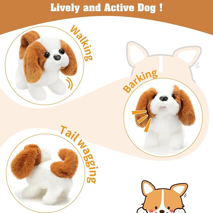Saint Bernard Dog Electronic Interactive Dog BE65 - Image 2