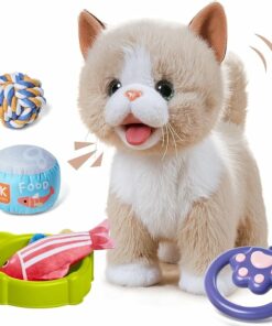 Yellow Walking Cat Toys BE78